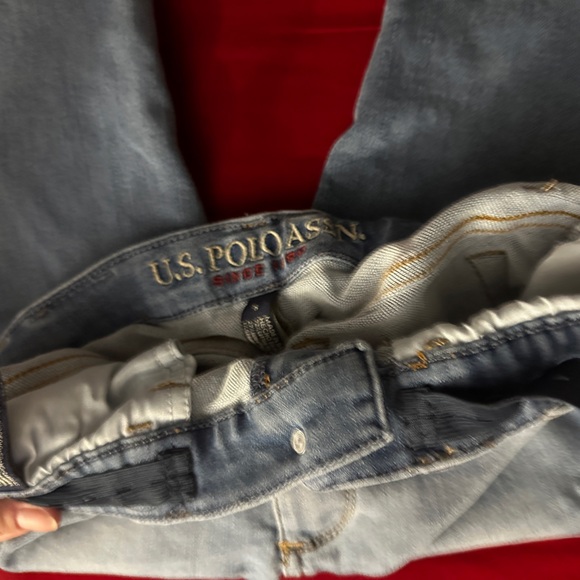 4for$20❗️U.S. Polo Assn. Girls Jeans | Size 8 | Stretchy Blue Medium Wash - Picture 9 of 11